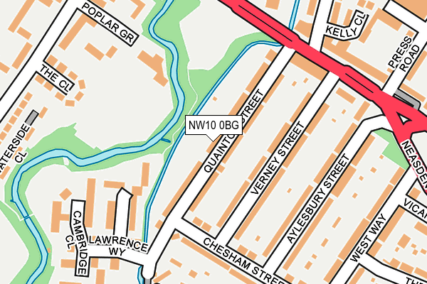 NW10 0BG map - OS OpenMap – Local (Ordnance Survey) NW10 0BG map - OS OpenMap – Local (Ordnance Survey)