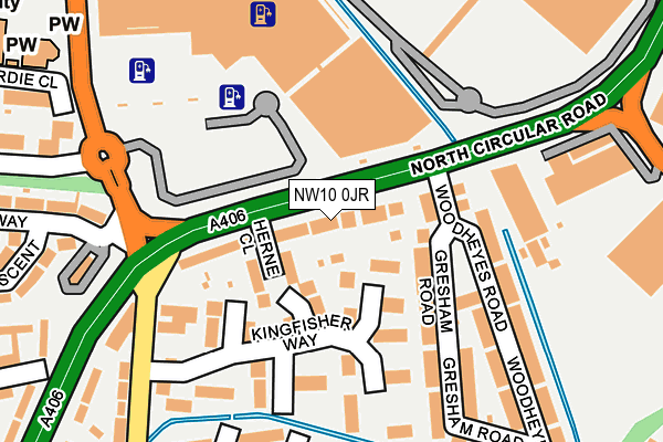 NW10 0JR map - OS OpenMap – Local (Ordnance Survey) NW10 0JR map - OS OpenMap – Local (Ordnance Survey)