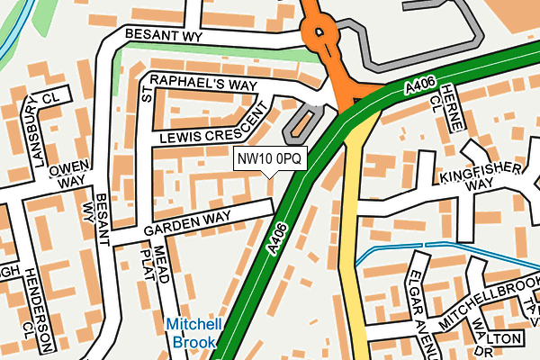 NW10 0PQ map - OS OpenMap – Local (Ordnance Survey) NW10 0PQ map - OS OpenMap – Local (Ordnance Survey)