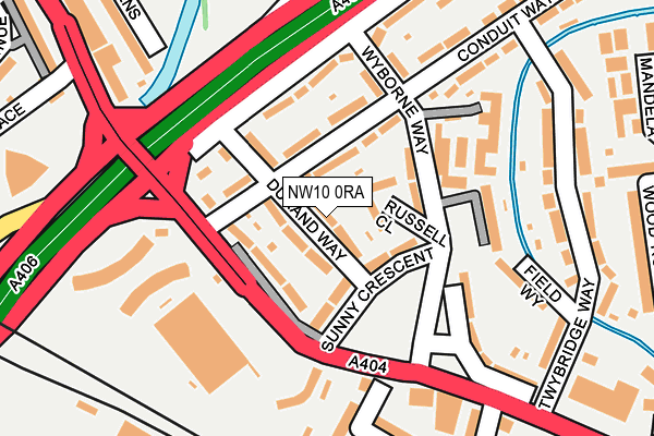 NW10 0RA map - OS OpenMap – Local (Ordnance Survey) NW10 0RA map - OS OpenMap – Local (Ordnance Survey)