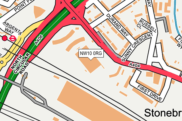 NW10 0RG map - OS OpenMap – Local (Ordnance Survey) NW10 0RG map - OS OpenMap – Local (Ordnance Survey)