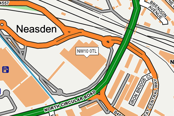 NW10 0TL map - OS OpenMap – Local (Ordnance Survey) NW10 0TL map - OS OpenMap – Local (Ordnance Survey)