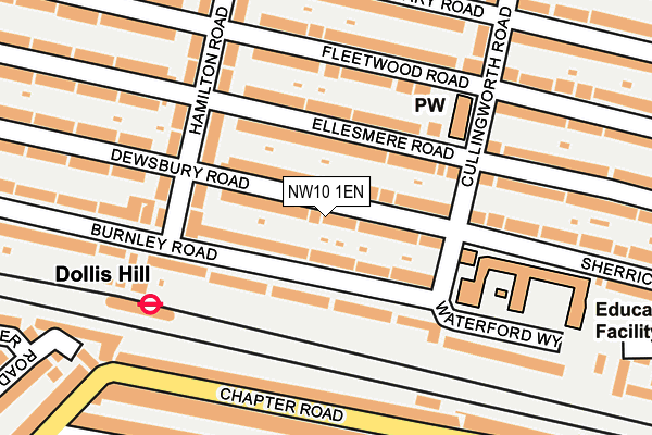NW10 1EN map - OS OpenMap – Local (Ordnance Survey) NW10 1EN map - OS OpenMap – Local (Ordnance Survey)