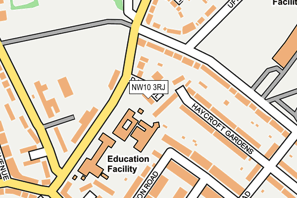 NW10 3RJ map - OS OpenMap – Local (Ordnance Survey) NW10 3RJ map - OS OpenMap – Local (Ordnance Survey)
