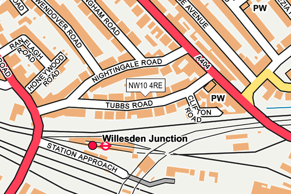 NW10 4RE map - OS OpenMap – Local (Ordnance Survey) NW10 4RE map - OS OpenMap – Local (Ordnance Survey)