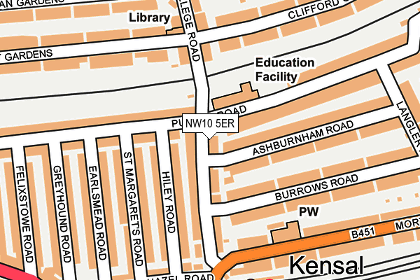 NW10 5ER map - OS OpenMap – Local (Ordnance Survey) NW10 5ER map - OS OpenMap – Local (Ordnance Survey)