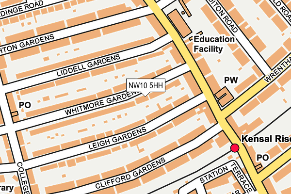 NW10 5HH map - OS OpenMap – Local (Ordnance Survey) NW10 5HH map - OS OpenMap – Local (Ordnance Survey)