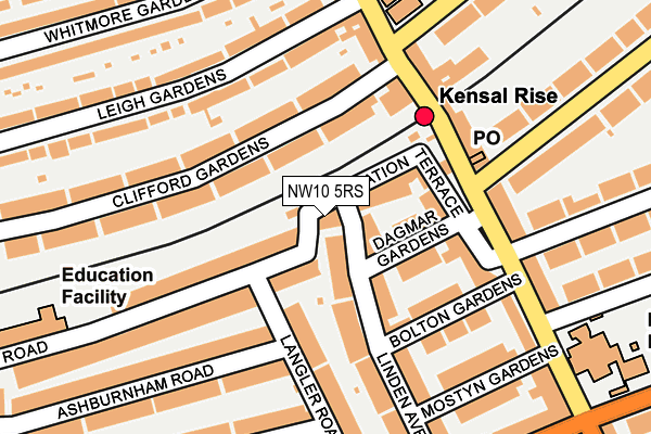 NW10 5RS map - OS OpenMap – Local (Ordnance Survey) NW10 5RS map - OS OpenMap – Local (Ordnance Survey)
