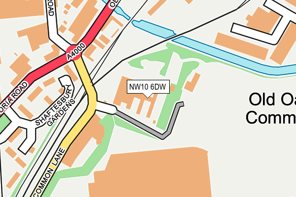 NW10 6DW map - OS OpenMap – Local (Ordnance Survey) NW10 6DW map - OS OpenMap – Local (Ordnance Survey)