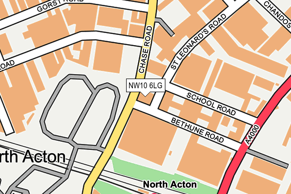 NW10 6LG map - OS OpenMap – Local (Ordnance Survey) NW10 6LG map - OS OpenMap – Local (Ordnance Survey)