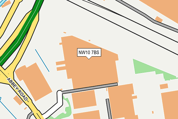 NW10 7BS map - OS OpenMap – Local (Ordnance Survey) NW10 7BS map - OS OpenMap – Local (Ordnance Survey)