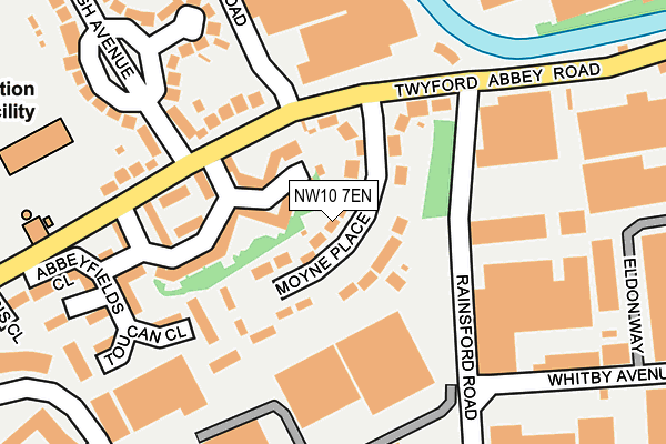 NW10 7EN map - OS OpenMap – Local (Ordnance Survey) NW10 7EN map - OS OpenMap – Local (Ordnance Survey)