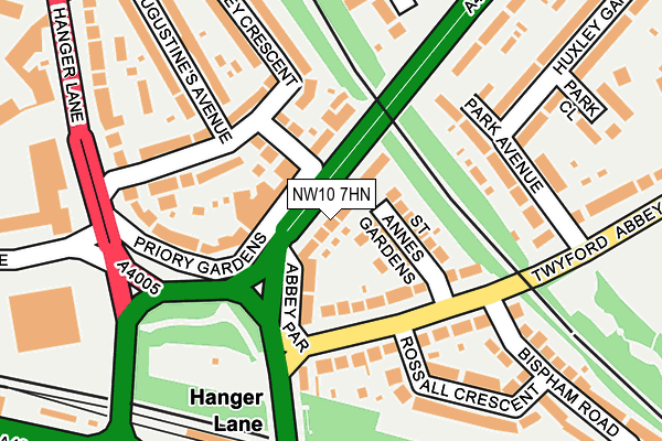 NW10 7HN map - OS OpenMap – Local (Ordnance Survey) NW10 7HN map - OS OpenMap – Local (Ordnance Survey)