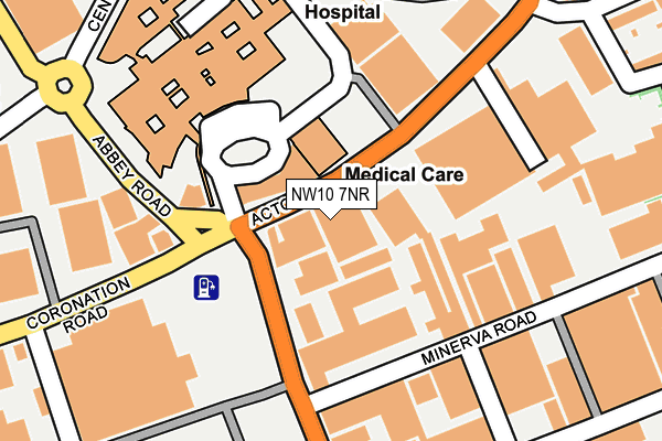 NW10 7NR map - OS OpenMap – Local (Ordnance Survey) NW10 7NR map - OS OpenMap – Local (Ordnance Survey)