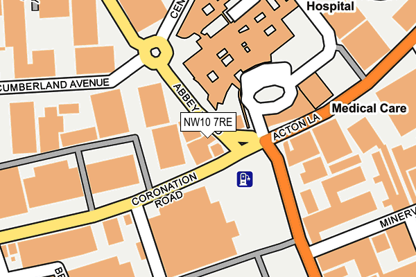 NW10 7RE map - OS OpenMap – Local (Ordnance Survey) NW10 7RE map - OS OpenMap – Local (Ordnance Survey)