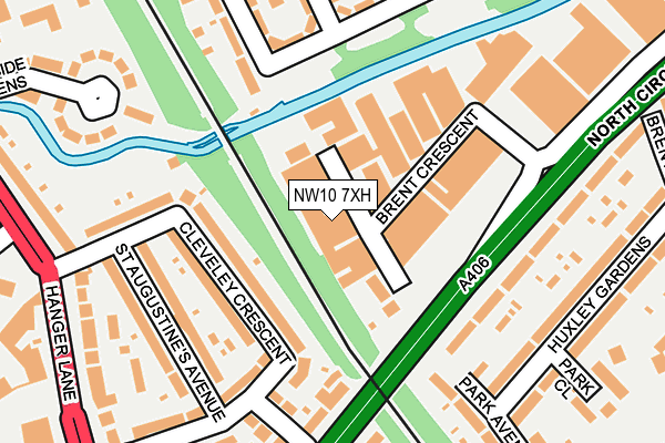 NW10 7XH map - OS OpenMap – Local (Ordnance Survey) NW10 7XH map - OS OpenMap – Local (Ordnance Survey)