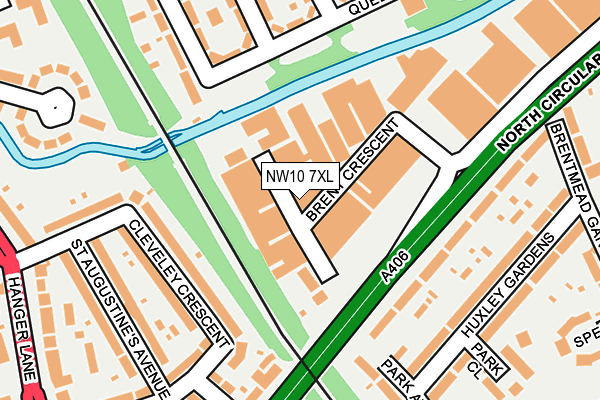 NW10 7XL map - OS OpenMap – Local (Ordnance Survey) NW10 7XL map - OS OpenMap – Local (Ordnance Survey)