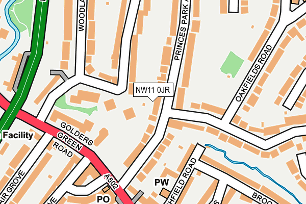 NW11 0JR map - OS OpenMap – Local (Ordnance Survey) NW11 0JR map - OS OpenMap – Local (Ordnance Survey)