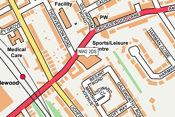 NW2 2DS map - OS OpenMap – Local (Ordnance Survey) NW2 2DS map - OS OpenMap – Local (Ordnance Survey)