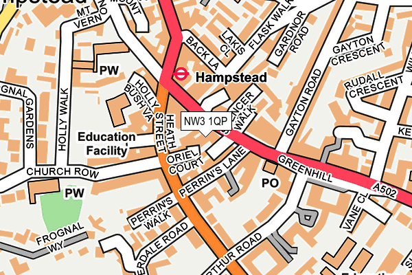 NW3 1QP map - OS OpenMap – Local (Ordnance Survey) NW3 1QP map - OS OpenMap – Local (Ordnance Survey)