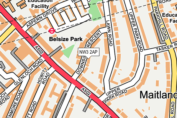 NW3 2AP map - OS OpenMap – Local (Ordnance Survey) NW3 2AP map - OS OpenMap – Local (Ordnance Survey)