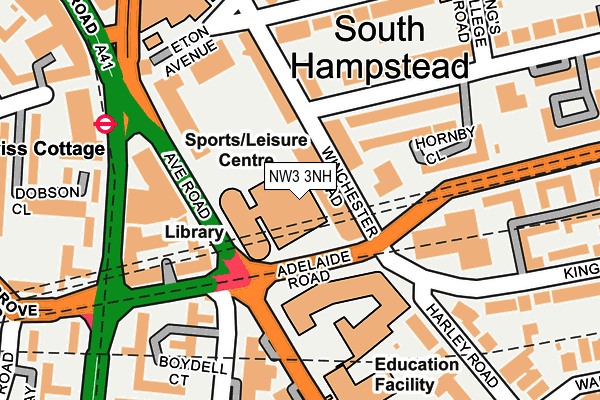 NW3 3NH map - OS OpenMap – Local (Ordnance Survey) NW3 3NH map - OS OpenMap – Local (Ordnance Survey)