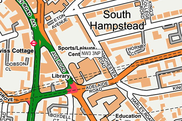NW3 3NP map - OS OpenMap – Local (Ordnance Survey) NW3 3NP map - OS OpenMap – Local (Ordnance Survey)