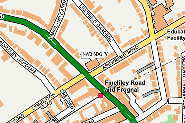 NW3 6DG map - OS OpenMap – Local (Ordnance Survey) NW3 6DG map - OS OpenMap – Local (Ordnance Survey)