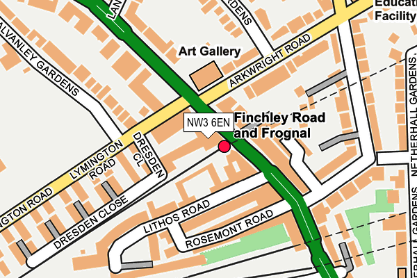NW3 6EN map - OS OpenMap – Local (Ordnance Survey) NW3 6EN map - OS OpenMap – Local (Ordnance Survey)