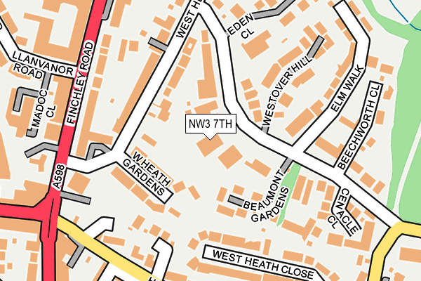 NW3 7TH map - OS OpenMap – Local (Ordnance Survey) NW3 7TH map - OS OpenMap – Local (Ordnance Survey)