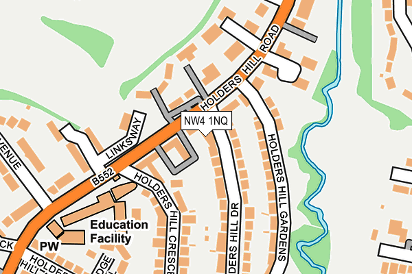 NW4 1NQ map - OS OpenMap – Local (Ordnance Survey) NW4 1NQ map - OS OpenMap – Local (Ordnance Survey)