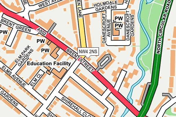 NW4 2NS map - OS OpenMap – Local (Ordnance Survey) NW4 2NS map - OS OpenMap – Local (Ordnance Survey)