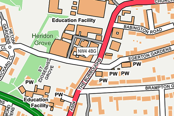 NW4 4BG map - OS OpenMap – Local (Ordnance Survey) NW4 4BG map - OS OpenMap – Local (Ordnance Survey)
