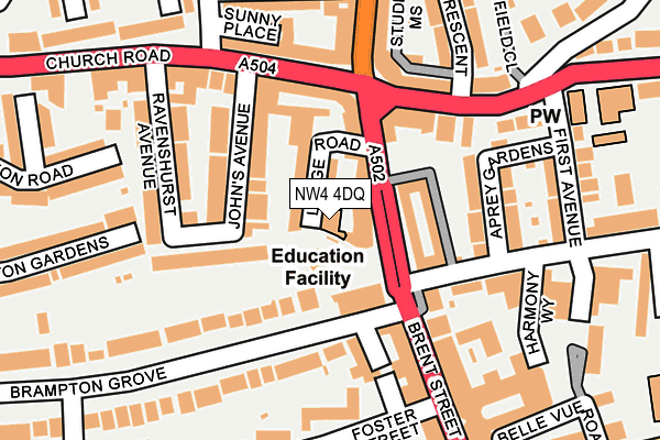NW4 4DQ map - OS OpenMap – Local (Ordnance Survey) NW4 4DQ map - OS OpenMap – Local (Ordnance Survey)