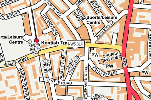 NW5 3LH map - OS OpenMap – Local (Ordnance Survey) NW5 3LH map - OS OpenMap – Local (Ordnance Survey)