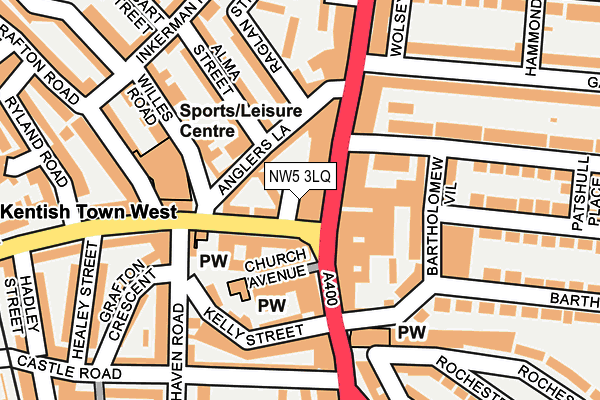 NW5 3LQ map - OS OpenMap – Local (Ordnance Survey) NW5 3LQ map - OS OpenMap – Local (Ordnance Survey)