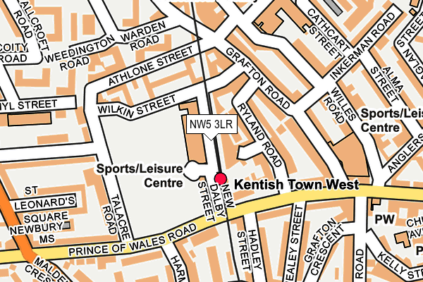 NW5 3LR map - OS OpenMap – Local (Ordnance Survey) NW5 3LR map - OS OpenMap – Local (Ordnance Survey)