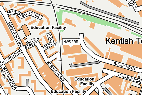 NW5 3RR map - OS OpenMap – Local (Ordnance Survey) NW5 3RR map - OS OpenMap – Local (Ordnance Survey)