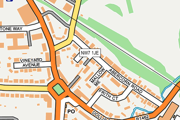 NW7 1JE map - OS OpenMap – Local (Ordnance Survey) NW7 1JE map - OS OpenMap – Local (Ordnance Survey)