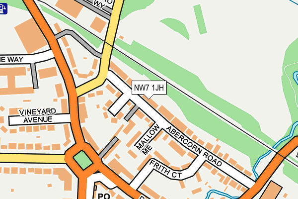 NW7 1JH map - OS OpenMap – Local (Ordnance Survey) NW7 1JH map - OS OpenMap – Local (Ordnance Survey)