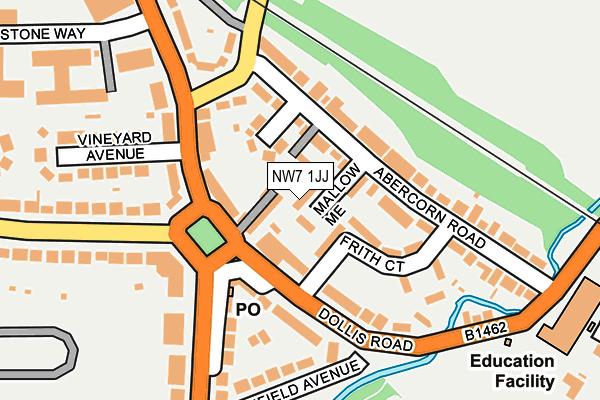 NW7 1JJ map - OS OpenMap – Local (Ordnance Survey) NW7 1JJ map - OS OpenMap – Local (Ordnance Survey)
