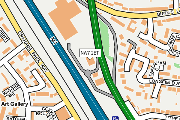 NW7 2ET map - OS OpenMap – Local (Ordnance Survey) NW7 2ET map - OS OpenMap – Local (Ordnance Survey)