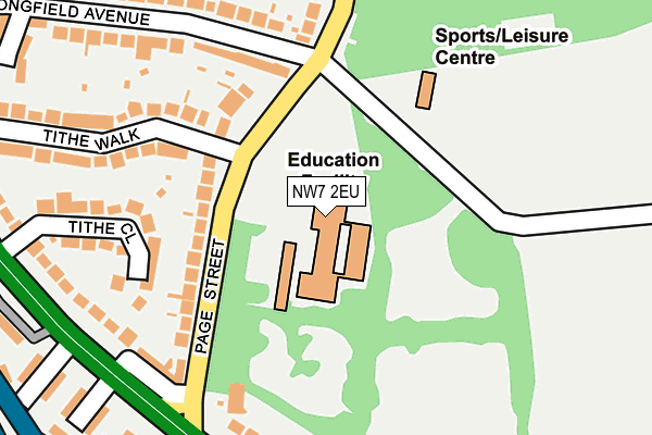 NW7 2EU map - OS OpenMap – Local (Ordnance Survey) NW7 2EU map - OS OpenMap – Local (Ordnance Survey)