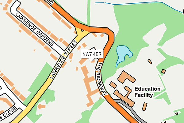 NW7 4ER map - OS OpenMap – Local (Ordnance Survey) NW7 4ER map - OS OpenMap – Local (Ordnance Survey)