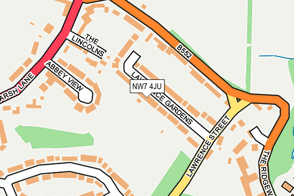 NW7 4JU map - OS OpenMap – Local (Ordnance Survey) NW7 4JU map - OS OpenMap – Local (Ordnance Survey)