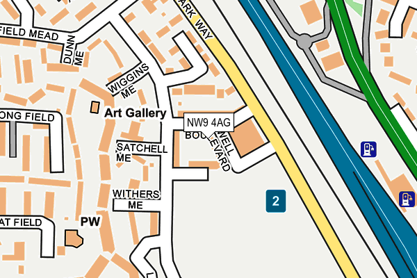 NW9 4AG map - OS OpenMap – Local (Ordnance Survey) NW9 4AG map - OS OpenMap – Local (Ordnance Survey)
