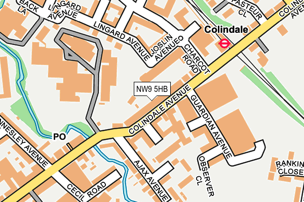 NW9 5HB map - OS OpenMap – Local (Ordnance Survey) NW9 5HB map - OS OpenMap – Local (Ordnance Survey)