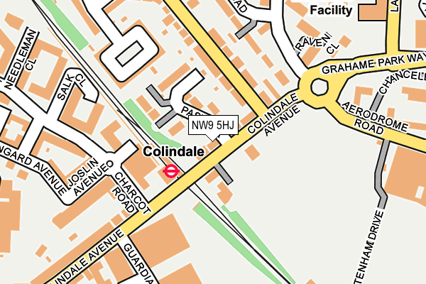 NW9 5HJ map - OS OpenMap – Local (Ordnance Survey) NW9 5HJ map - OS OpenMap – Local (Ordnance Survey)