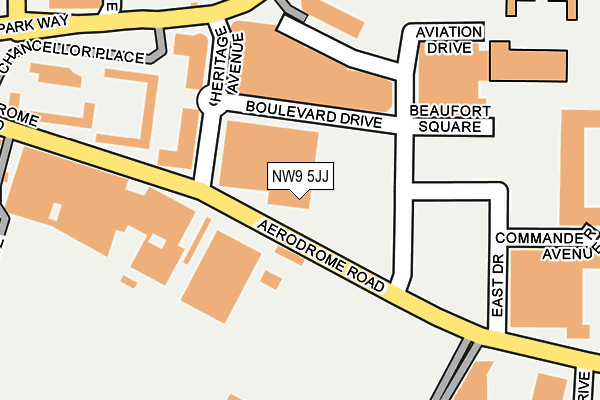 NW9 5JJ map - OS OpenMap – Local (Ordnance Survey) NW9 5JJ map - OS OpenMap – Local (Ordnance Survey)