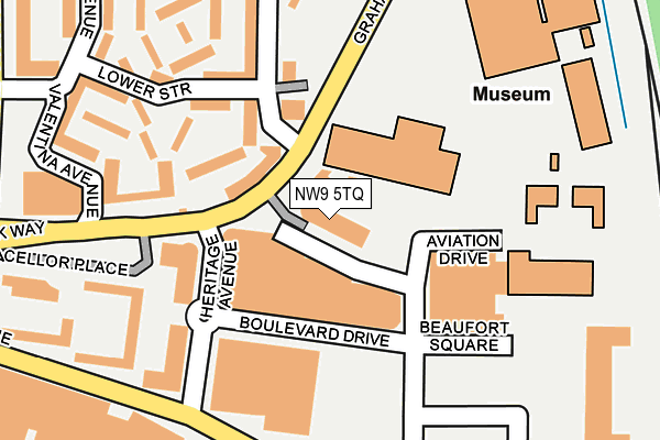 NW9 5TQ map - OS OpenMap – Local (Ordnance Survey) NW9 5TQ map - OS OpenMap – Local (Ordnance Survey)